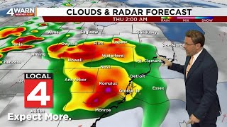 Strong-to-severe thunderstorms expected Thursday across Metro Detroit -- what to expect