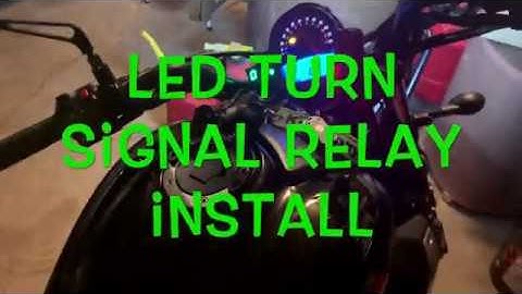 LED Turn Signal (Flasher) Relay Installation on Kawasaki Vulcan 650s