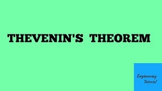 Thevenin's Theorem