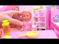 Barbie baby doll videos - Barbie & Chelsea in the kitchen