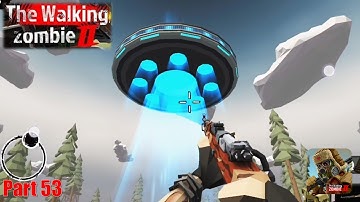 The Walking Zombie 2: Zombie Shooter | KIDNAPPED BY ALIENS! HUGE DRAGON FOSSIL! Part 53