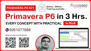 Primavera P6 Project Management in Hindi | Primavera P6 Tutorial | Online Primavera P6 R21 Training