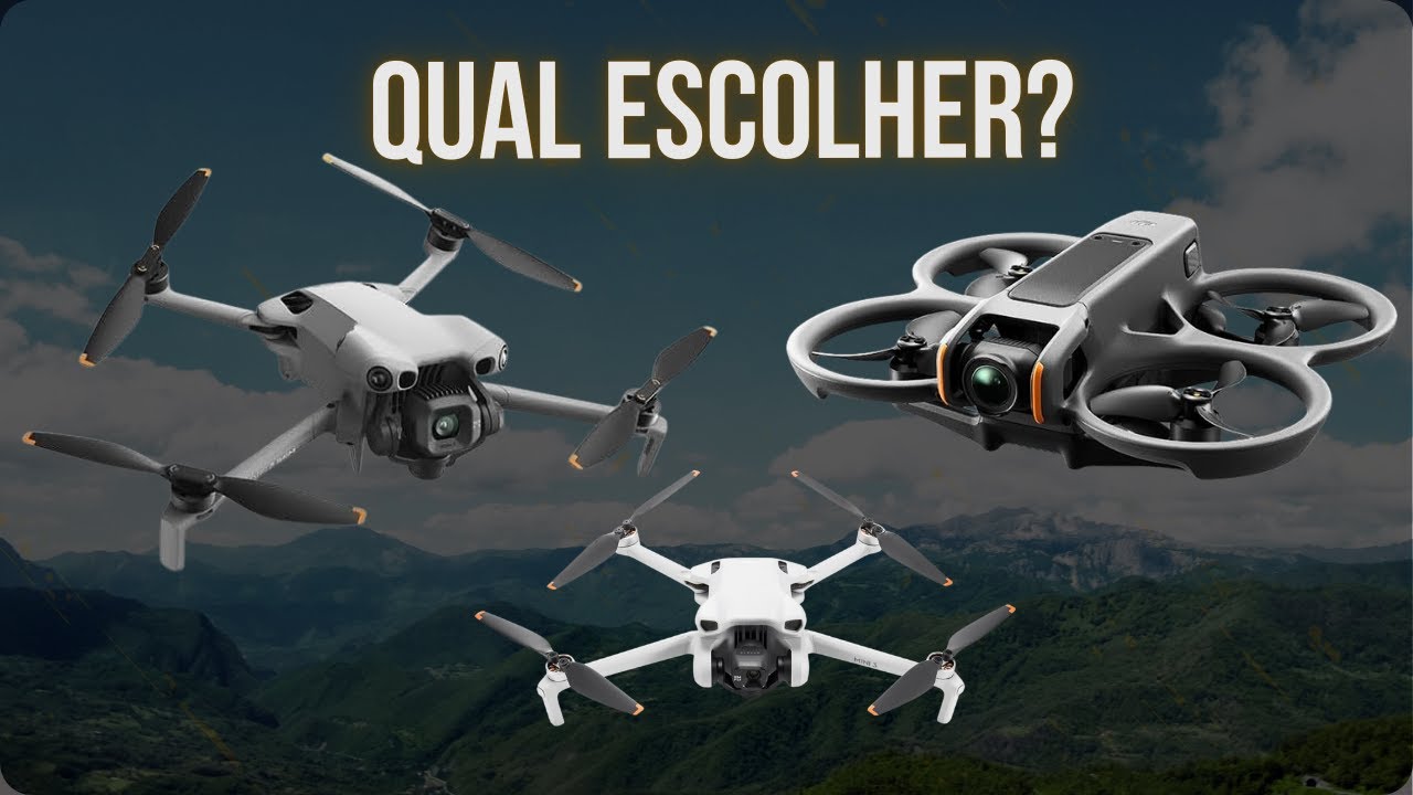 DJI Mini 3 vs Mini 5 Pro vs Avata 2: Qual Comprar em 2026? - YouTube