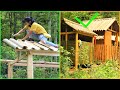 Decorating a bamboo room - Young girl with amazing creative ability from bamboo