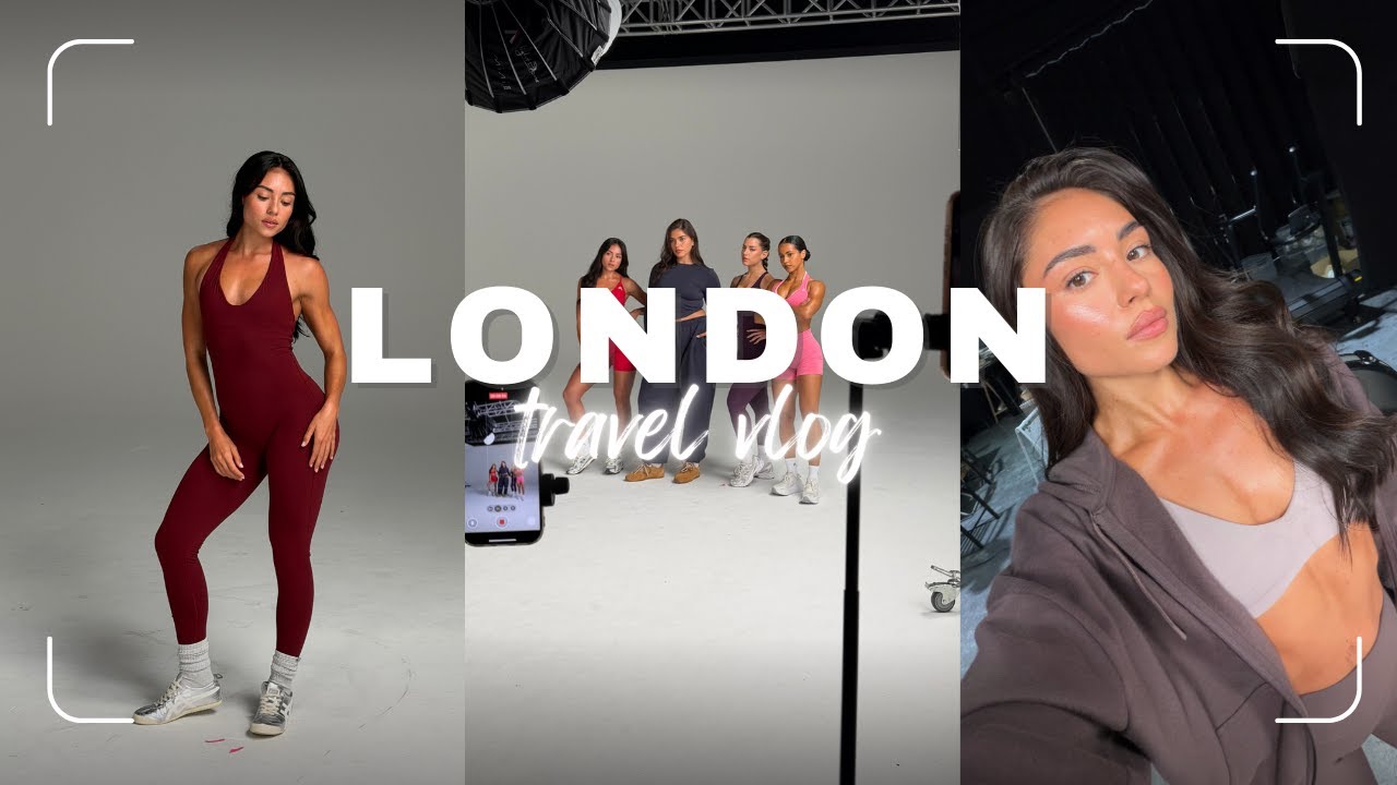 LONDON VLOG | a few days on set with Oner Active + more