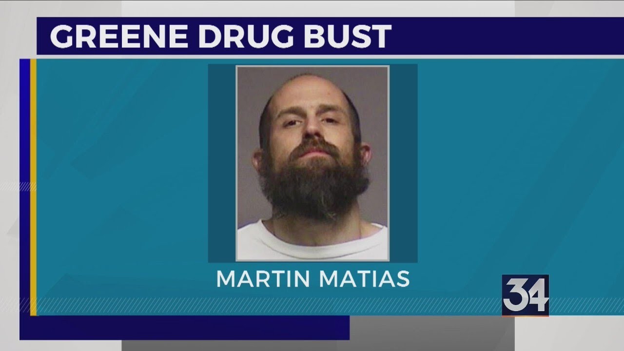 Greene man sentenced to 8 years for drug crimes - YouTube
