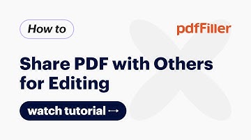 How to Share PDF with Others for Editing