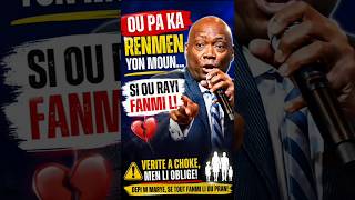 🚨 OU PA KA DI OU RENMEN YON MOUN… SI OU RAYI FANMI L! 💔😳