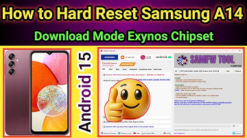 How to Hard Reset Samsung A14 (A145f) android 15 Free | 2025