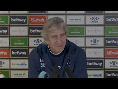 Pellegrini Pre Match Press Conference West Ham v Leicester 25.10.18