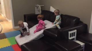 Triplet sofa slide