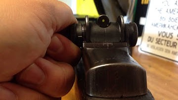 Setting The Elevation Knob On A M1 Garand