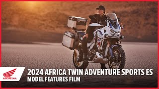 New 2024 Africa Twin Adventure Sports ES: Model Features Film