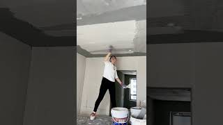 How to Prepare Tiles Wall ,​ Wall paint​ Fast & Beauty part 5521