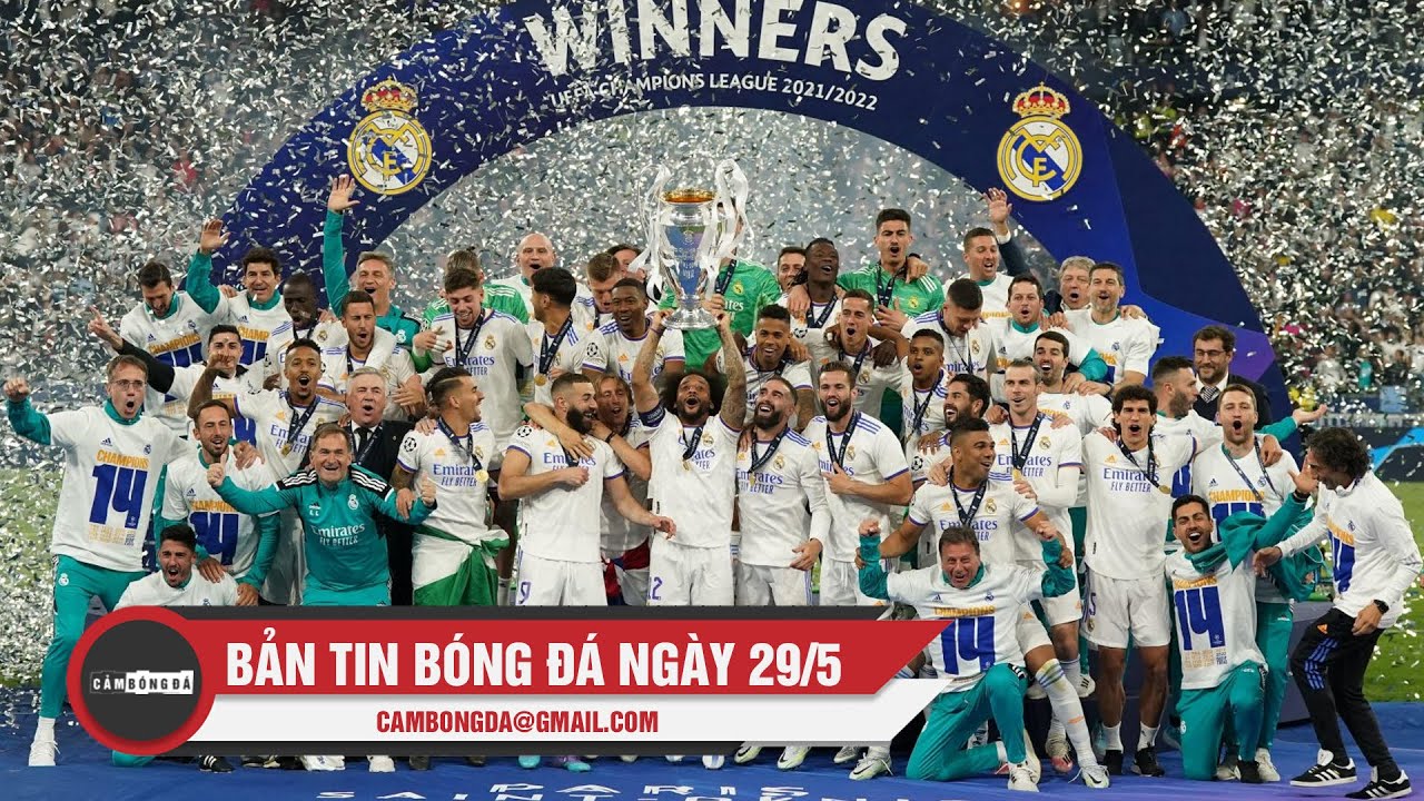 Bản tin Bóng Đá ngày 29/5 | Real Madrid lần thứ 14 vô địch Champions League với hàng loạt kỷ lục