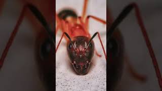 Oh!, no. The devil is real 👹🐜| Ant’s macro face. #shorts #ants #macrophotography #macrobuddy