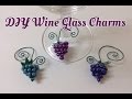 Beaded Wine Glass Charms Hostess Gifts Home Decor DIY Tutorial