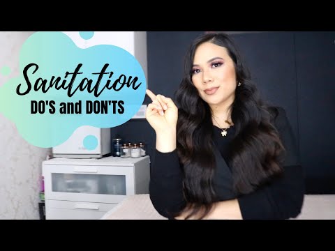 MUST WATCH SANITATION DO'S AND DON'TS HEALTH SAFETY LAWS SOLO ESTHETICIAN GIVEAWAY