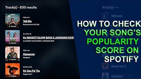 How to Check Your Song