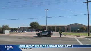 Student in custody after Cedar Park High lockdown is lifted