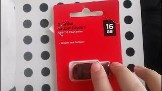 Usb SanDisk paket açılımı ASMR