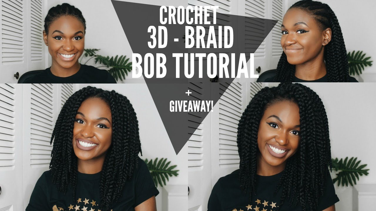 15 Quick & Easy Crochet Braid Hairstyles!!! (12in) - Tutorial - YouTube