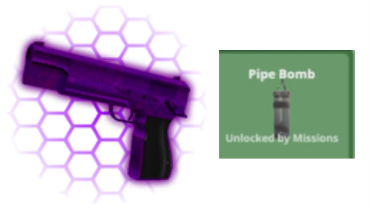 Roblox - Tarydium Pistol & Pipe Bomb - Zombie Rush