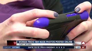 Woman says nude photos stolen from her phone were posted to multiple websites