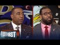 Cris Carter on the Steelers' win over Ravens, Harbaugh on the hot seat? | NFL | FIRST THINGS FIRST