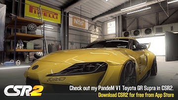 【CSR2】PandeM V1 GR Supra, shift & tune for 7.079
