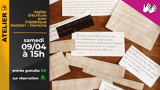 Canopée Atelier Décriture Avec Frédérique Keddari Devisme