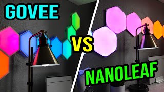Govee vs Nanoleaf Hexagons - Which are Right for You?