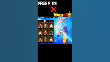 dragon ball z x free fire #dbs #freefire #goku #tondegamer #dbz #shorts #shortsfeed