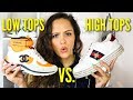 HOW TO STYLE DESIGNER SNEAKERS (WOMEN'S) AND SLAY! | LOW VS. HIGH TOPS