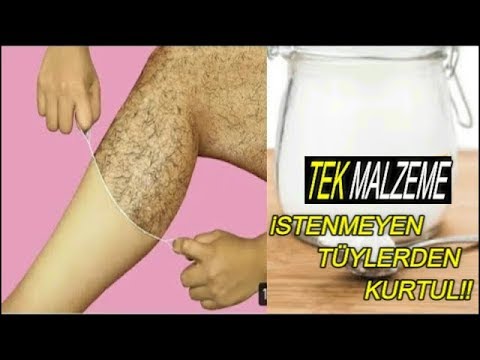 Tek Malzeme ile Sadece 4 Günde İstenmeyen TÜYLERİ Yok Et-Süper Etkili %100 Doğal TÜY DÖKÜCÜ Tarif