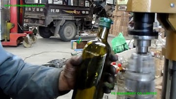 aluminium cap glass bottle capping machine price for pilfer proof cap sealer Verschließ maschine