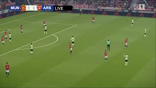 🔴 LIVE : Manchester United vs Arsenal | Premier League 2023/24 | PES 21 Video Simulation Game