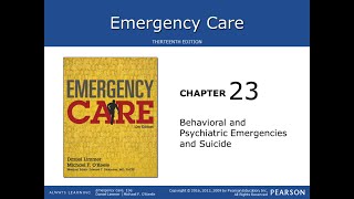 Chapter 23 Psychiatric Emergencies