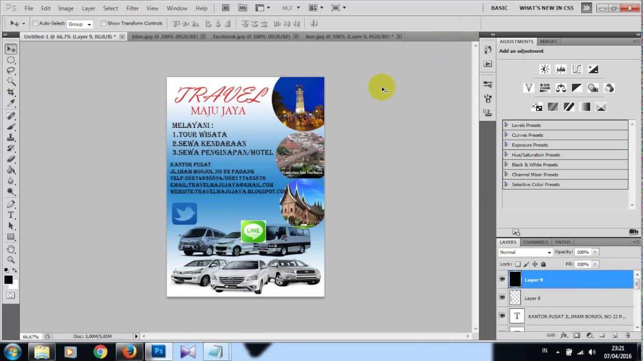 Cara Membuat Poster  Skripsi Dengan  Photoshop  jasa desain  