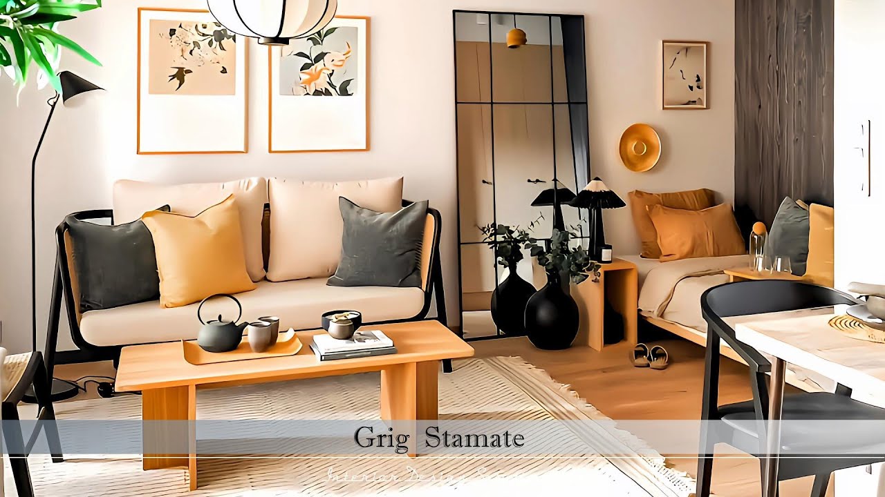 How to Make Your STUDIO APARTMENT Layout Cohesive - YouTube