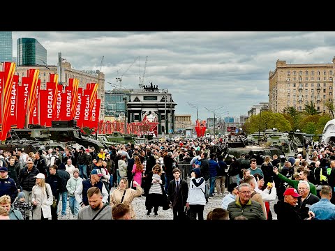 Видео: ВЫСТАВКА ТРОФЕЙНОЙ ТЕХНИКИ В МОСКВЕ