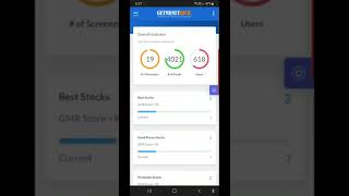 WebApp Getmoneyrich  - Pre-built Stocks Screener Themes