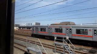 都営6300形 側面展望 西台→西高島平(三田線) 6307編成