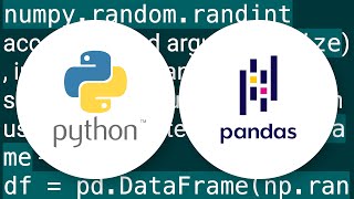 How to create a DataFrame of random integers with Pandas?