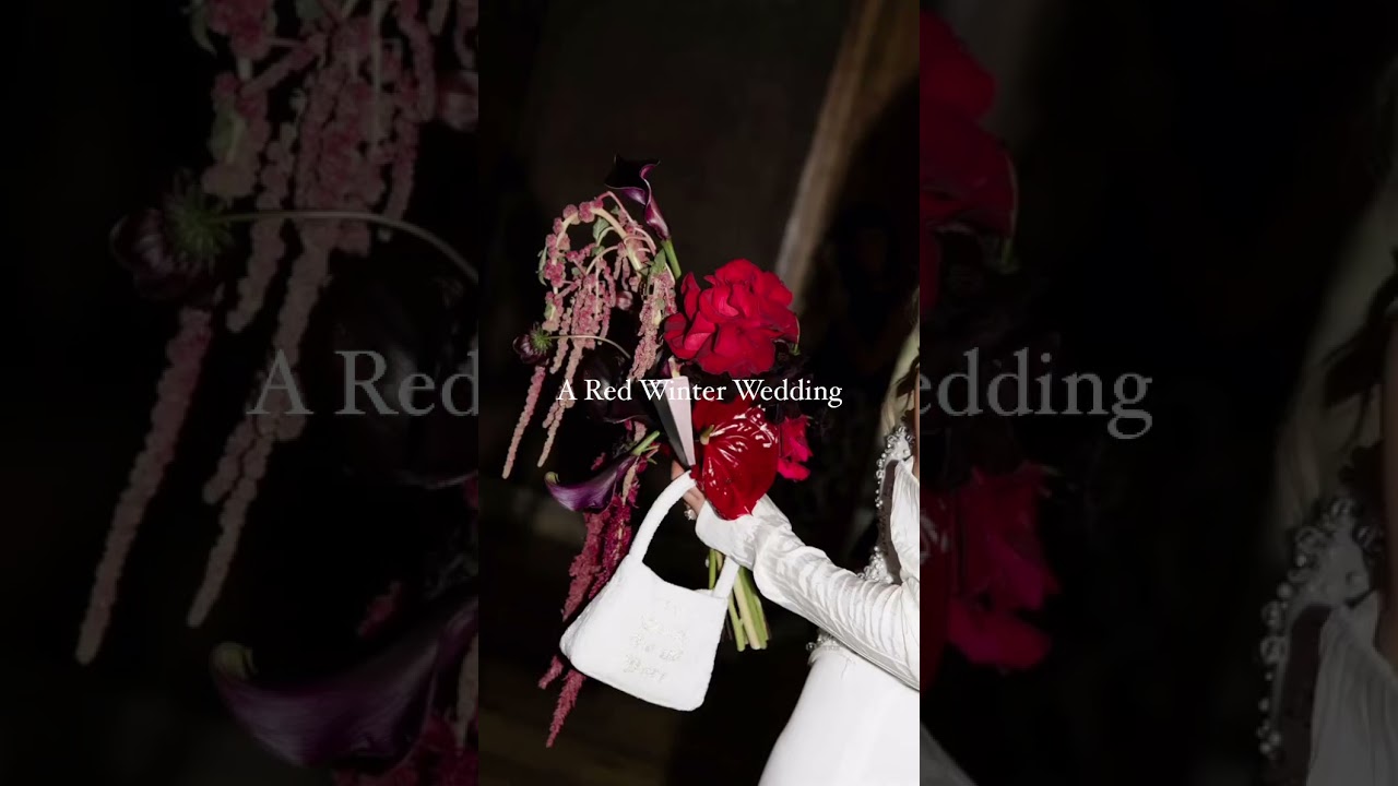 Red winter wedding | Luxury Wedding Planning Tips by The Curated Wedding