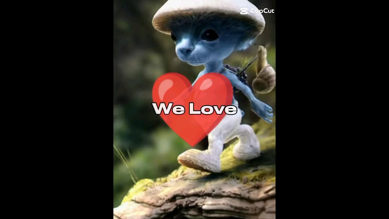 Blue Smurf Cat by GoddessAqua Sound Effect - Meme Button - Tuna