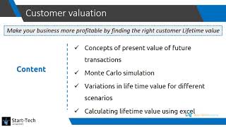 Marketing Analytics: Customer Value and Promotion Strategy - learn Marketing Analytics