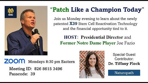 Patch Like a Champion with Dr. Tiffany Flock and Joe Fazio