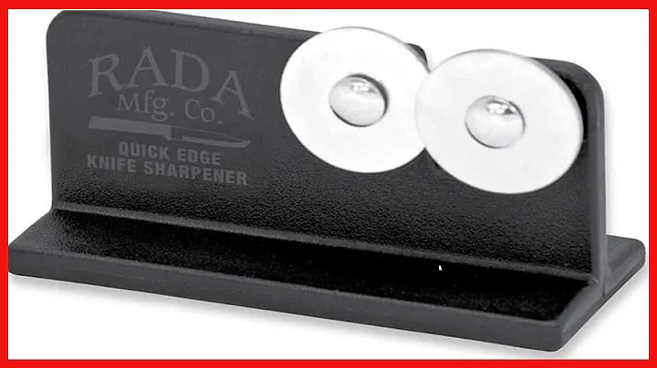 Rada Cutlery Quick Edge Knife Sharpener – Stainless Steel Wheels Made in the USA