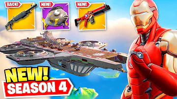 EVERYTHING *NEW* in Fortnite SEASON 4! (Map Changes, Weapons + MORE)